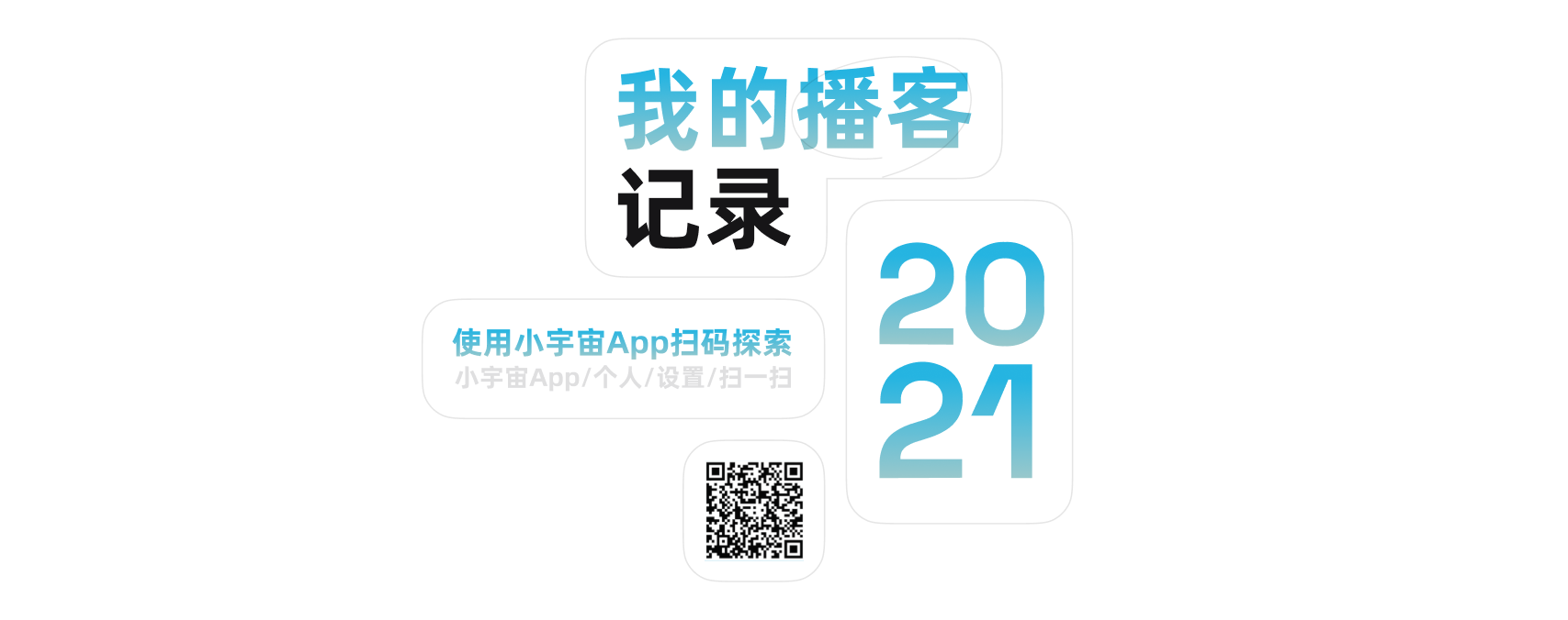 2021我的播客记录 · 小宇宙年终总结故事